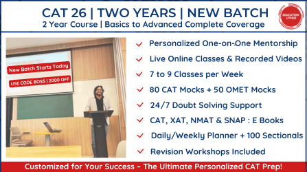 CAT 26 Comprehensive Course