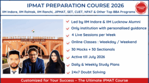 IPMAT 26 Comprehensive Course