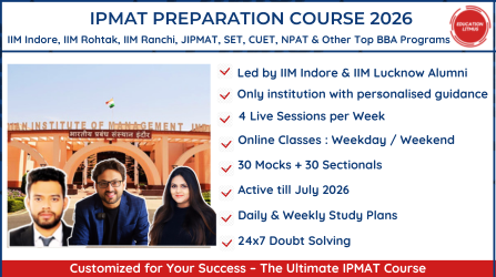 IPMAT 26 Comprehensive Course