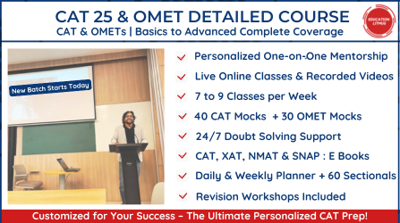 CAT 25 & OMET Detailed Course