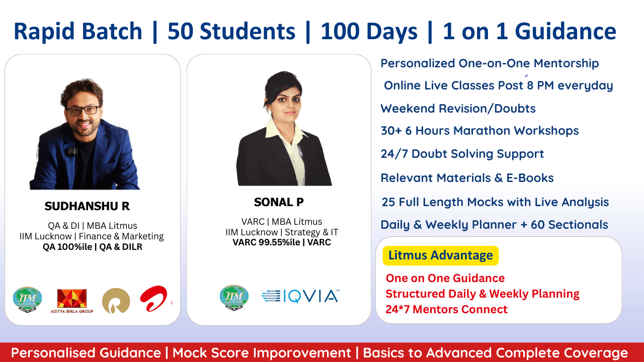 Rapid 100X | 100 Days to CAT 25