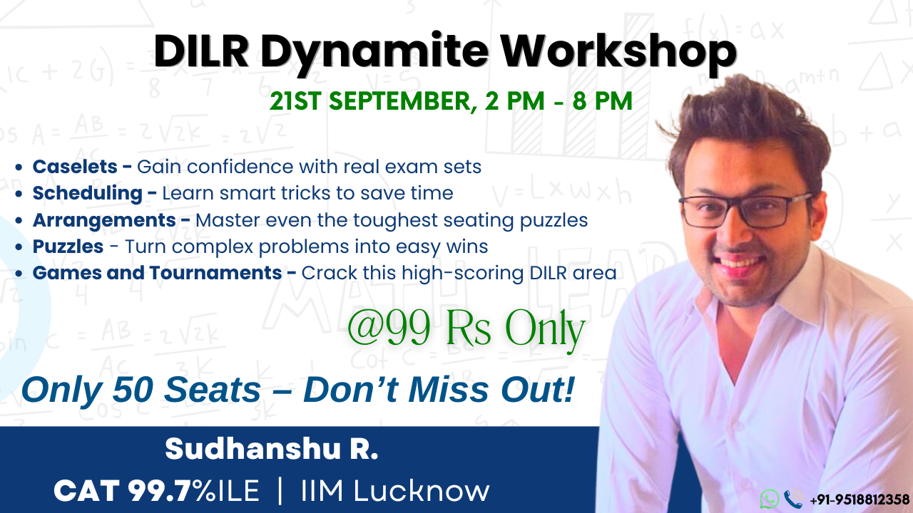 DILR Dynamite Workshop | QA 100%ILER