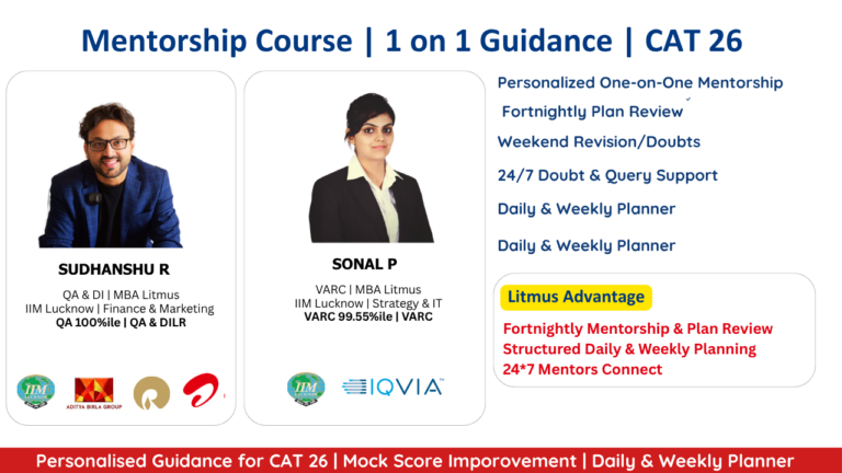 Personalized Mentorship Program | CAT 26